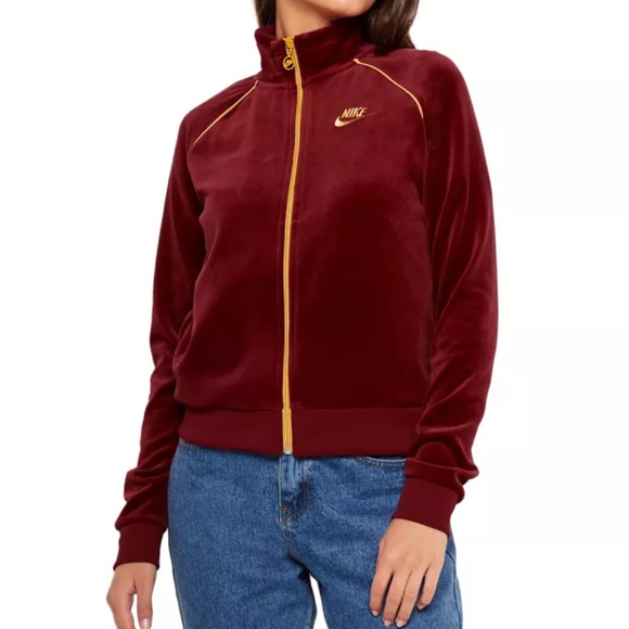 Nike Velour Retro Track Jacket Size M - Picture 2 of 11
